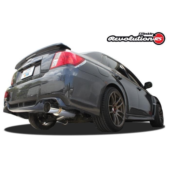 GReddy Revolution RS Cat-Back Exhaust - 11-14 Subaru Impreza WRX & STi [Sedan] (10168101)