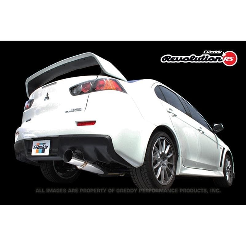 GReddy Revolution RS Cat-Back Exhaust - Mitsubishi Lancer Evolution X