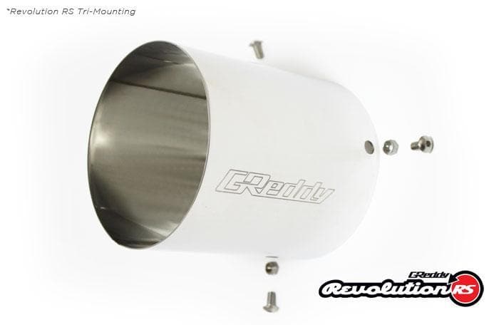 GReddy Universal Revolution RS Muffler - 2.5 Inch 3-Bolt Tip