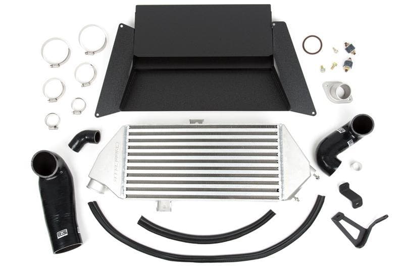 Intercooler de montaje superior Grimmspeed (plateado) - Subaru WRX 08-14