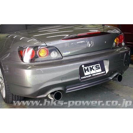 Escape HKS Dual Hi-Power 409 con respaldo de gato - Honda S2000 00-09