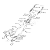 HKS Legamax Premium Cat-Back Exhaust Nissan 370Z