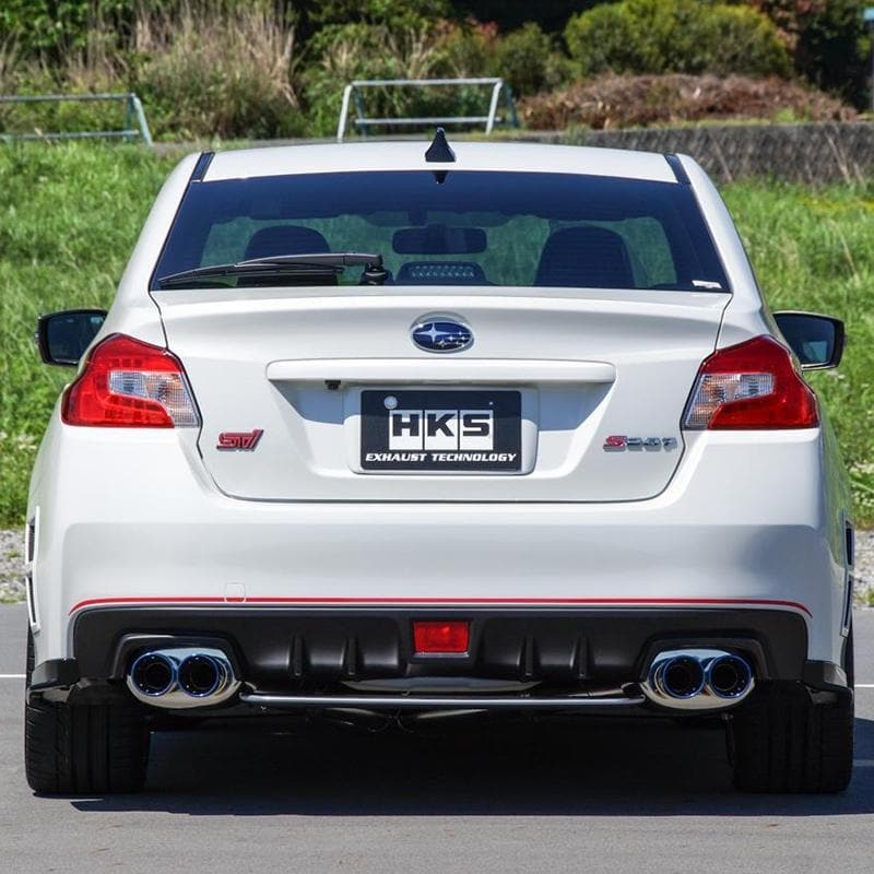 HKS Super Turbo Ti-Tip Cat-Back Exhaust - 15+ Subaru WRX & WRX STI