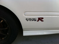 Honda Japan EK9 Left or Right CTR Side Decal Dark Outline