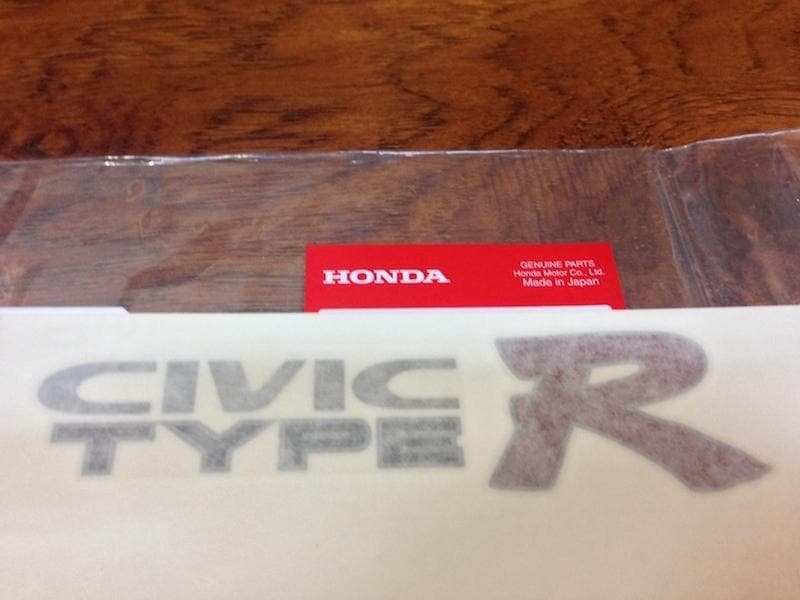 Honda Japan EK9 Rear CTR Decal Light Outline (Civic 96-00)