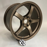 Gram Lights 57CR 18X9.5 +38 5x114.3 Wheel in Bronze 2