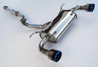 Invidia Q300 Cat-Back Exhaust Rolled Titanium Tips  - BRZ & FR-S 2012+