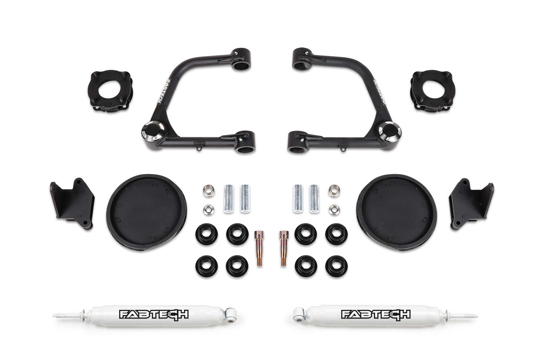 Fabtech 2022 Toyota Tundra 3in Uniball UCA Lift Kit * Front Shock Spacers & Rear Coil Spring Spacer (K7086)