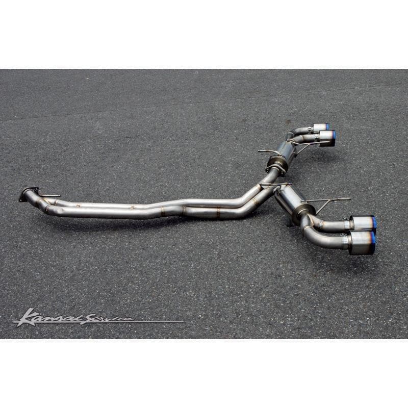 Kansai Service R Titan Dual Cat-Back Exhaust - Nissan GTR R35