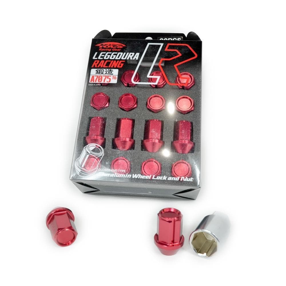 Tuercas Kics Leggdura Racing Duraluminio - Rojo - 12x1.25