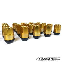 Kics Leggdura 2-Piece 35mm 12X1.50 Gold Lugnuts