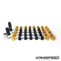 Kics Leggdura 2-Piece 35mm 12X1.50 Gold Lugnuts