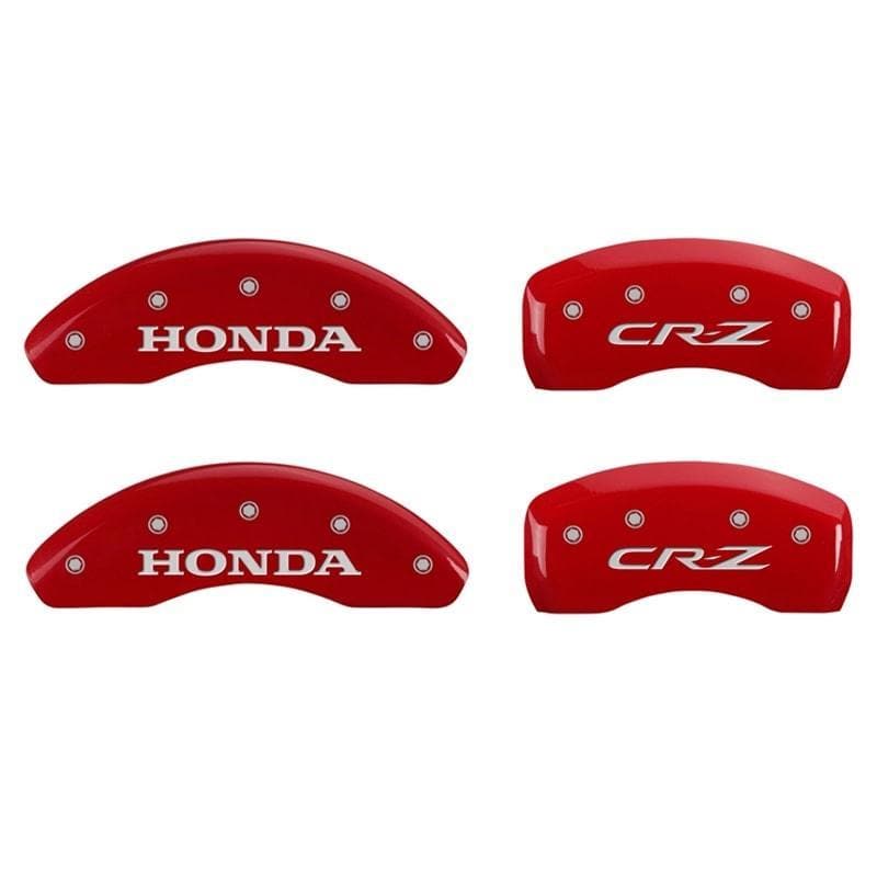 Juego de cubiertas de pinza roja MGP [Delantera: Honda / Trasera: CR-Z - 11-16 Honda CR-Z