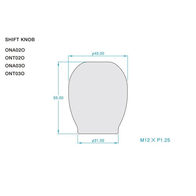 Moonface Racing Heavyweight Aluminum Shift Knob - Type 1 - M12X1.25