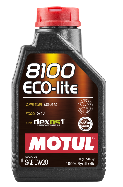 Aceite de motor sintético Motul 1L 8100 0W20 ECO-LITE