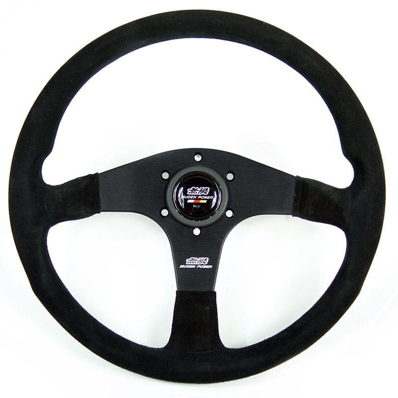 Volante Mugen Racing III de gamuza | Universal de 350 mm (53100-XG8-K1S0)