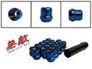 Muteki 12X1.50 Lug Nuts Open Blue