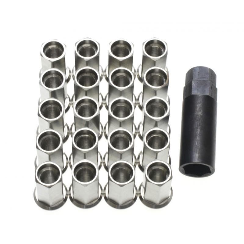 Muteki SR45 Ti 45mm Open End Titanium Lug Nuts in 12x1.50