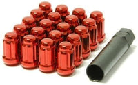 Muteki Lug Nuts Closed Red