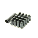 Muteki Closed Ended Lug Nut Locks in 12X1.25 Deep Black