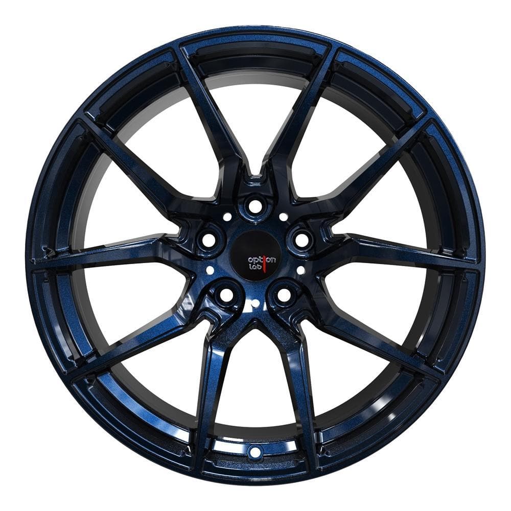 Option Lab Azul Medianoche R716 | 18x9,5 +35 5x100 | 2002-2014 WRX, 04 STi, 2012+ BRZ y 86.