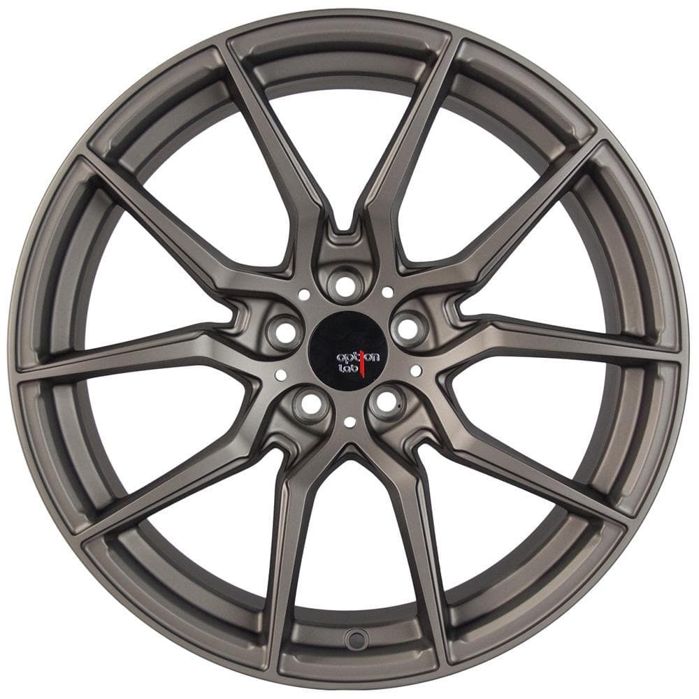 Opción Lab Noble Grey R716 | 18x8,5 +35 5x114,3 | 17+ Civic Si y 15+ WRX STI