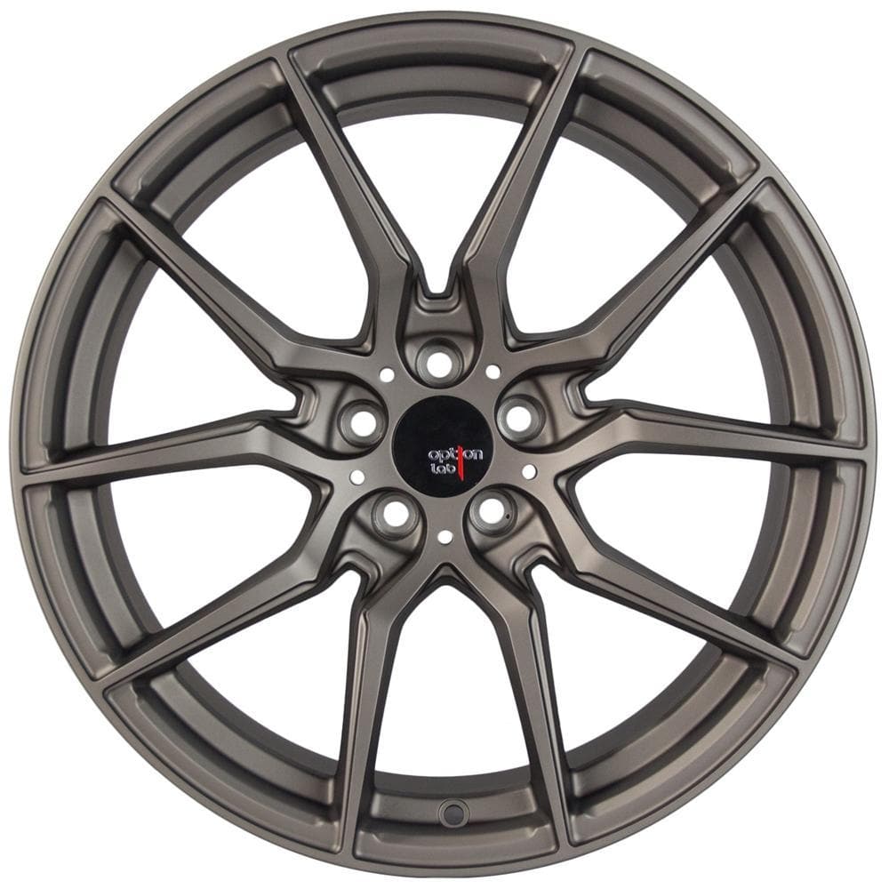 Option Lab Noble Grey R716 18x9.5 +22 5x114.3 Mitsubishi Lancer Evolution