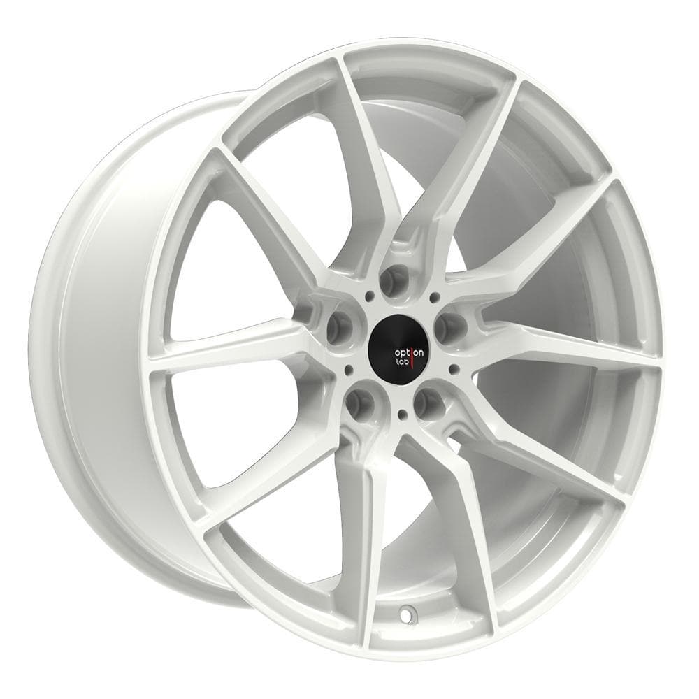 Opción Lab Onyx Blanco R716 | 18x9,5 +35 5x100 | 2002-2014 WRX, 04 STi, 2012+ BRZ y 86.