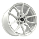 Option Lab Onyx White R716 18x9.5 +35 5x114.3 2015+ Subaru WRX and WRX STI