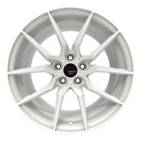 Option Lab Onyx White R716 18x9.5 +35 5x114.3 2015+ Subaru WRX and WRX STI