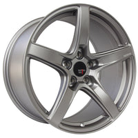 Option Lab R555 Noble Grey Wheel in 18x9.5 +38 5x100 (73.1mm)