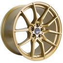 Option Lab R716 18x8.5" +35 5x114.3 en rueda dorada Top Secret