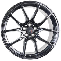 Rueda negra Option Lab R716 Gotham de 18x9,5 +35 5x114,3 (73,1 mm)