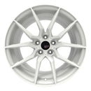 Option Lab R716 Rueda blanca ónix en 18x8,5 +35 5x114,3 (73,1 mm)