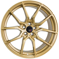 Option Lab Top Secret Gold R716 | 18x9.5 +35 5x100 | 2002-2014 WRX, 04 STi, 2012+ BRZ & 86