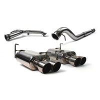 Perrin Catback Quad Tip Resonated Exhaust for 2011-2018 WRX & STi Sedan