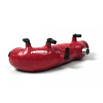 Perrin 2.4" Red Turbo Inlet Hose for 04-21 STi, 02-14 WRX, 05-09 Legacy GT, Outback XT, 04-13 Forester XT | PSP-INT-401RD