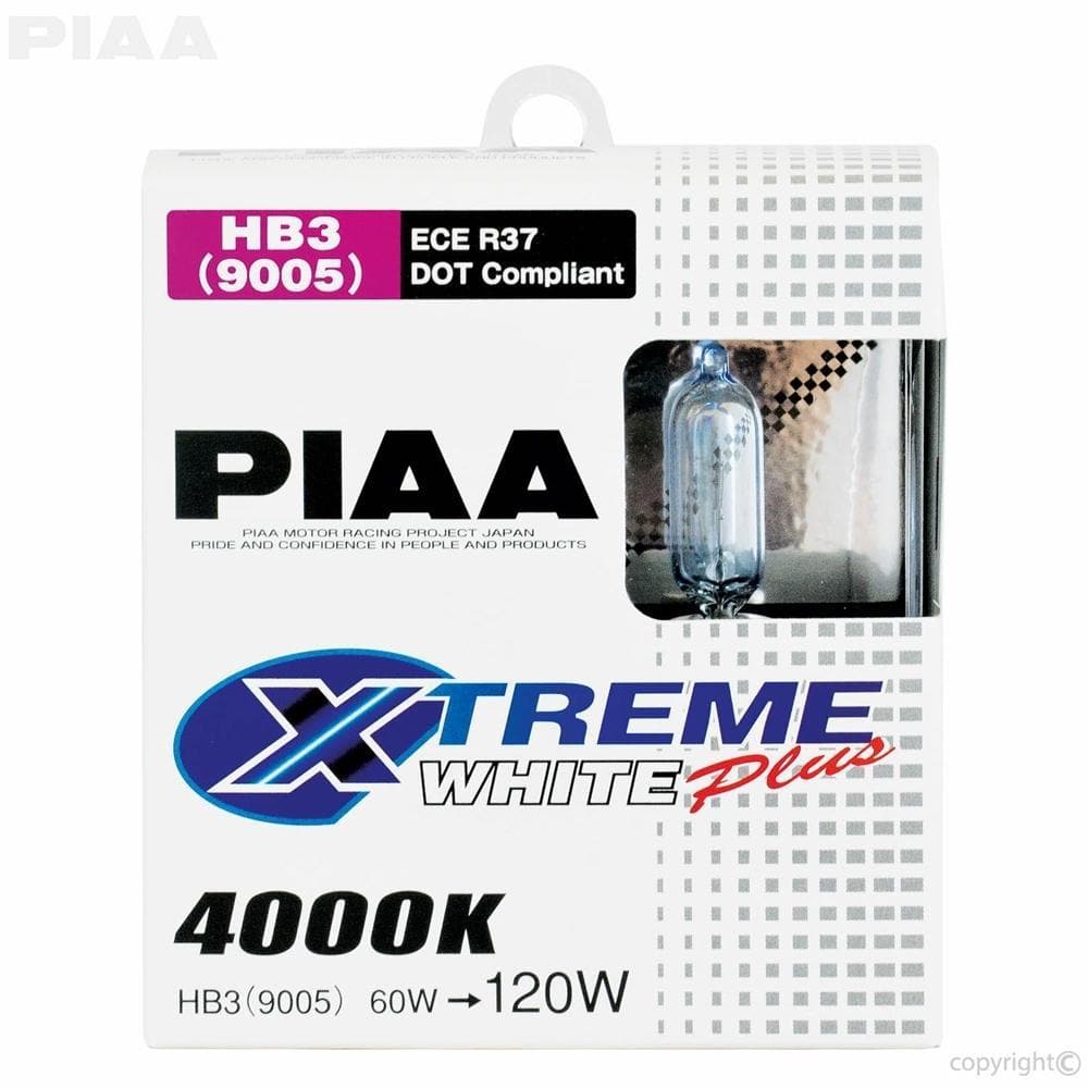 PIAA Xtreme White Plus Twin Pack Bulbs - HB3 (9005) Series