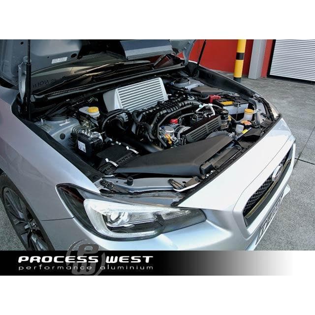 Sistema de intercooler de montaje superior Process West Black Verticooler - Subaru WRX 2015+