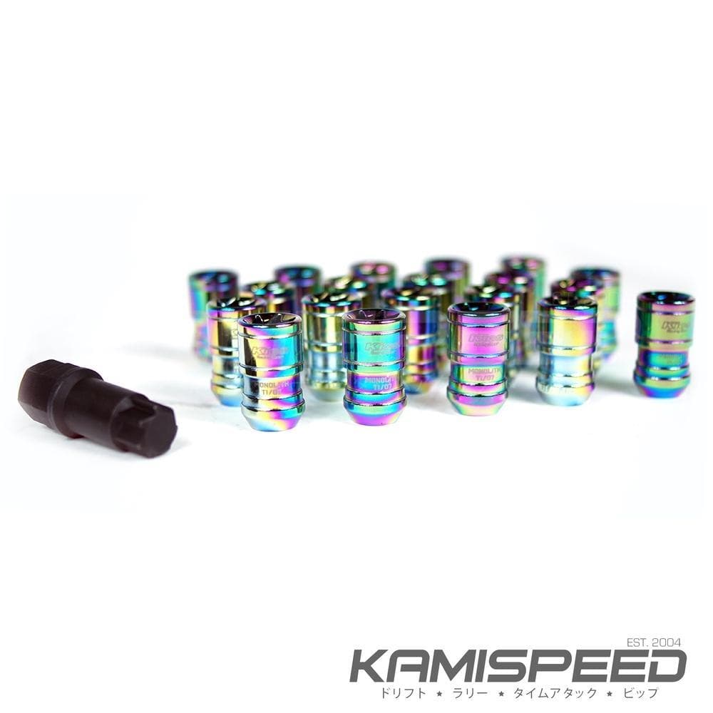 Project Kics Monolith T1/06 Lug Nut Set Neochro 12x1.25 (WMN03N)