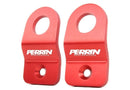 Perrin Red Upper Radiator Bracket Set for 08-21 Subaru WRX/STI