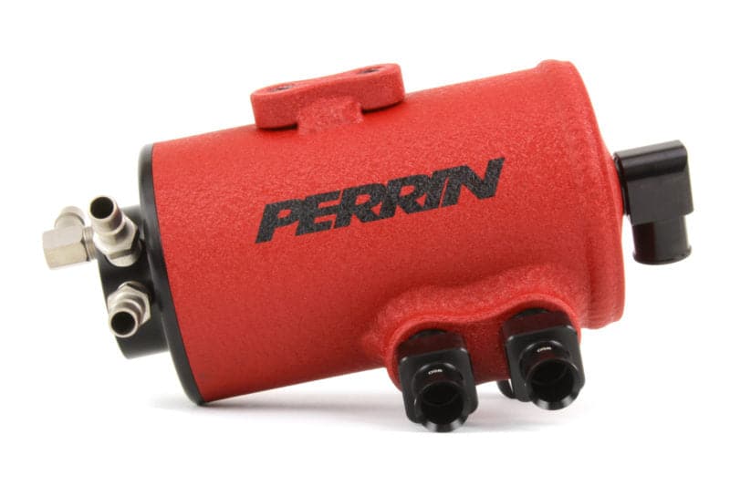 Separador de aceite de aire rojo Perrin 02+ Subaru WRX/STI (perPSP-ENG-606RD)