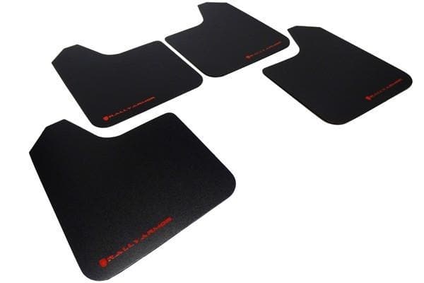 Rally Armor Basic Mud Flap Red Logo - Universal