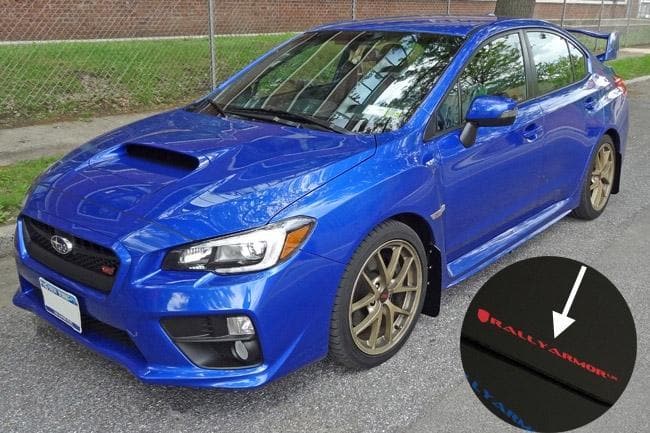 Rally Armor Mud Flap Red Logo - 2015 Subaru WRX & STI