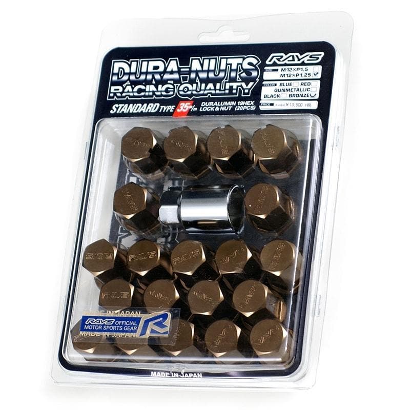 Rays 35MM Dura-Nut Bronze Lug Nuts - 12x1.25