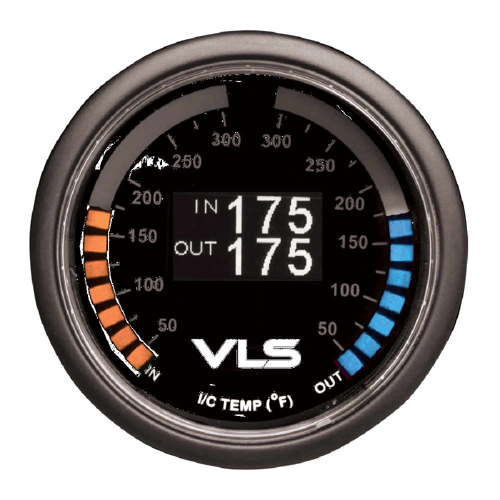 Revel VLS Indicador de temperatura de aire dual con intercooler OLED de 52 mm