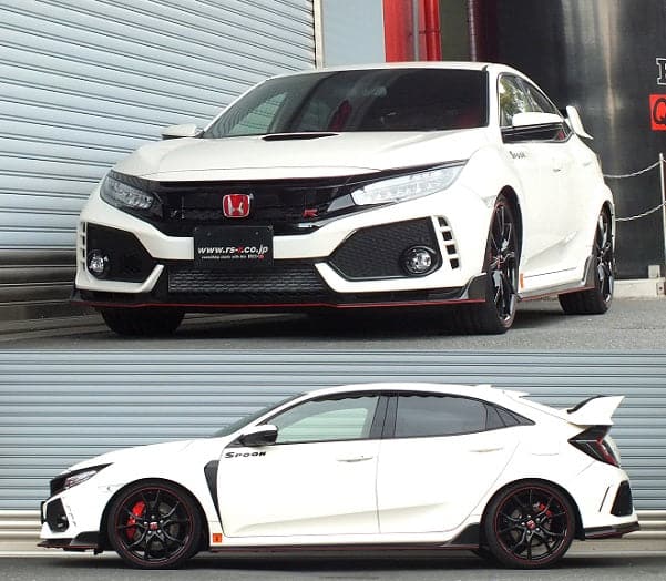 RS-R 2017+ Honda Civic Type R (FK8) Resortes suspendidos