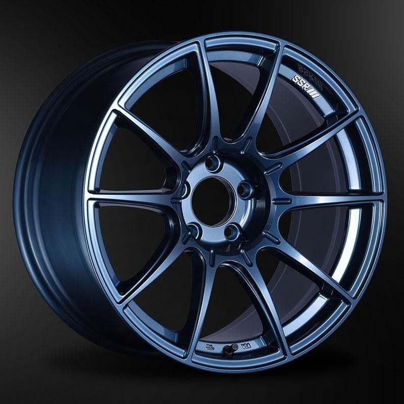 SSR GTX01 18x9.5 +40 5x114.3 Wheel - Blue Gunmetal