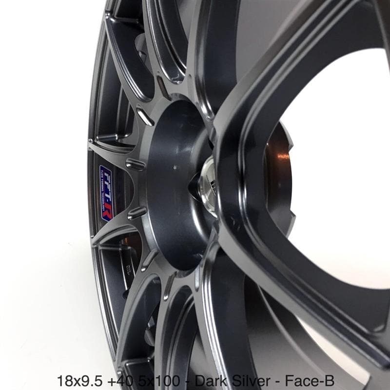 SSR GTX01 18x9.5 + 40 5x100 in Dark Silver