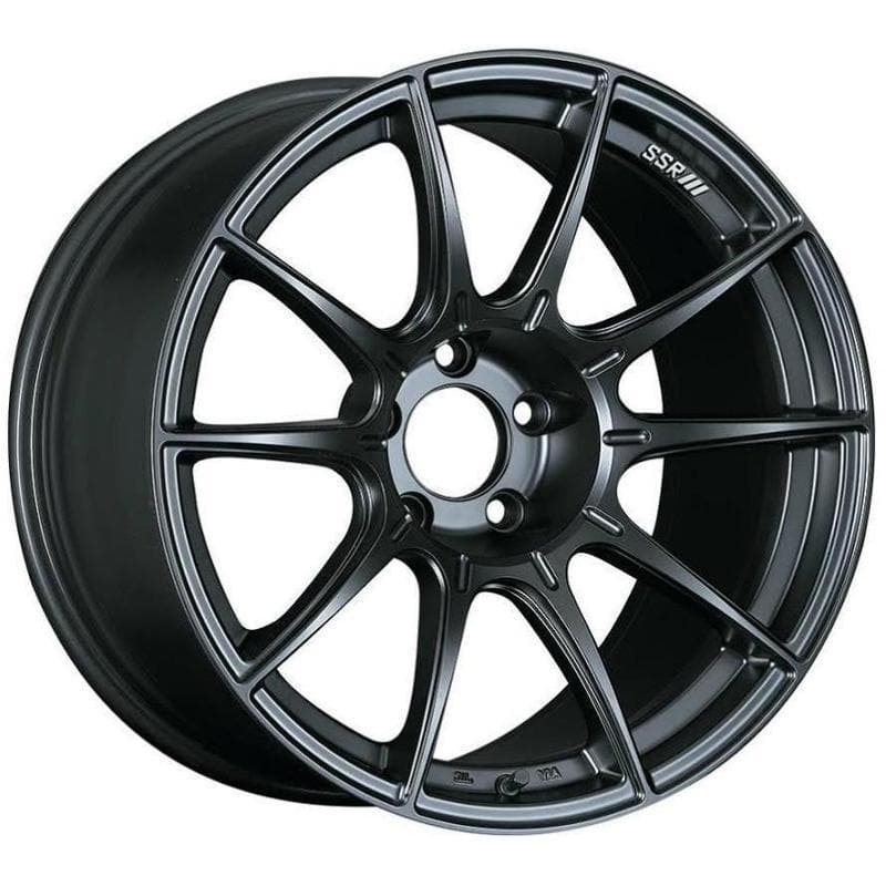 SSR GTX01 Wheel in 18x10.5" 5x114.3 +15 Offset in Flat Black for Evolution 8 9 X | G35 | 350z | 370z